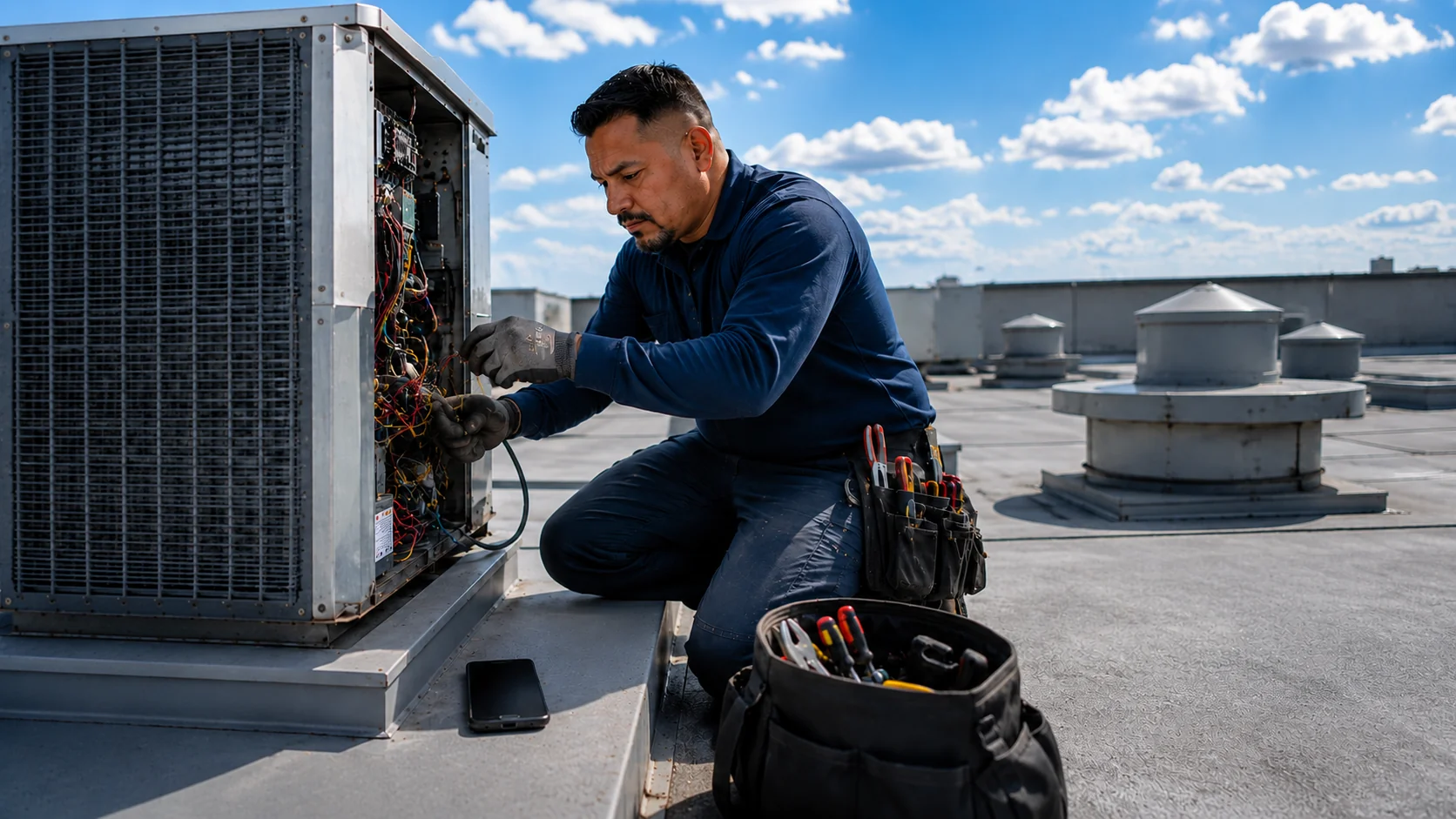 HVAC working